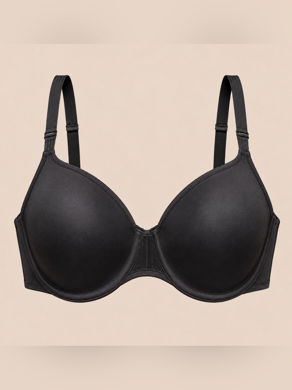 Olga Black Molded Cup T-Shirt Bra